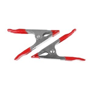 Svorka pružinová kovová 2ks