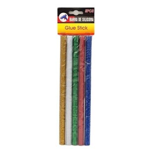 Tyčinky tavné s glitry 20*1,1cm/5ks (12/bal)