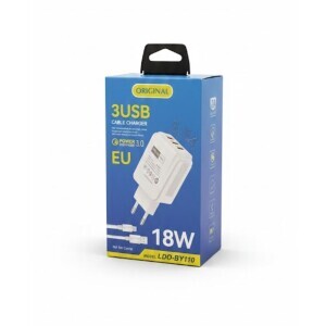 Nabiječka 3usb 18w