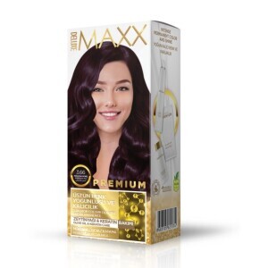 Deluxe Maxx Barva na vlasy Premium Tmavě fialová 3.36 (24/krt)