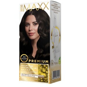 Deluxe Maxx Barva na vlasy Premium Tmavě hnědá 3.0 (24/krt)
