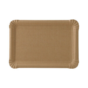 Talíř papírový Kraft č.5 16*23cm/20ks (28/krt)