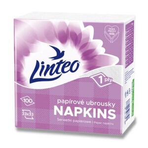 Linteo Papír.ubrousky 33*33 100ks (36/krt)