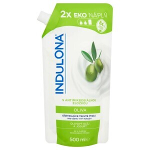 Indulona 500ml Mýdlo tekuté náplň Oliva (6/krt)