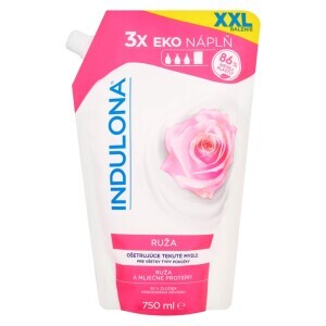 Indulona 500ml Mýdlo tekuté náplň Růže (6/krt)