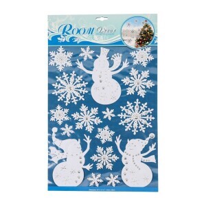 Vánoční okenní fólie