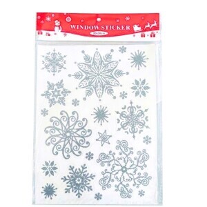 Vánoční okenní fólie