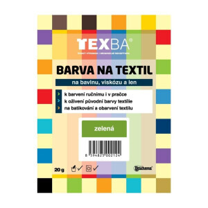 Texba 20g barva na textil Zelená(20/krt)