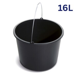 Vědro stavební Bucket 16l Black