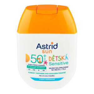 Astrid Sun 60ml Dětské mléko na opalování Sensitive OF 50+