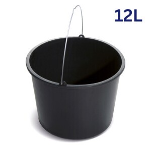 Vědro stavební Bucket 12l Black