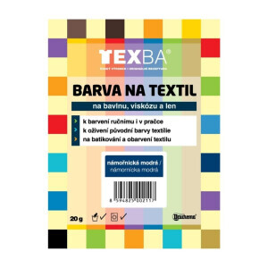 Texba 20g barva na textil Nám.modrá(20/krt)