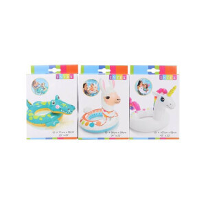 Wiky Nafukovací kruh ruzné rozměry 3ass Zvířatka(36/krt)