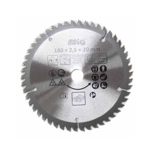 Magg Pilový kotouč 180*2,5*20mm/50 zubů-střídavě šikmé (25/bal)