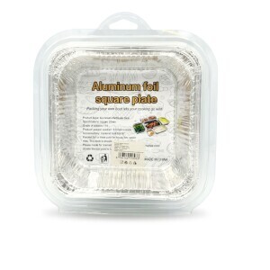 Talíř hliníkový hranatý 16cm/10ks (120/krt)