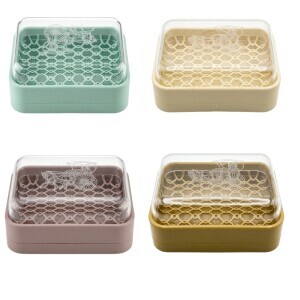 Mýdlenka plast s mřížkou hran. (10/bal 250/krt)