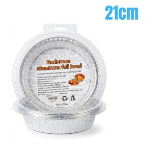 Talíř hliníkový kulatý 21cm/10ks (70/krt)