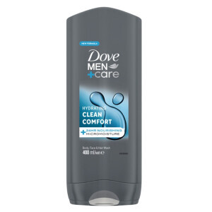 Dove 400ml SG Men Clean Comfort (12/krt)