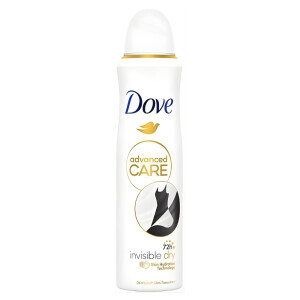 Dove 150ml Spray CZ AP F Advanced Care Invisible Dry (6/krt)