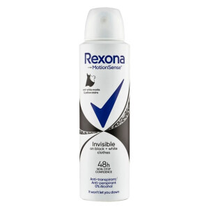 Rexona 150ml Spray AP F Invisible Black+White (6/bal)