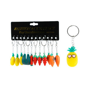 Klíčenka silikon Fruit (12/bal 1200/krt)