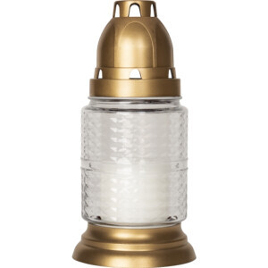 Bispol Svíčka hřbitovní sklo 0009 (12/krt)