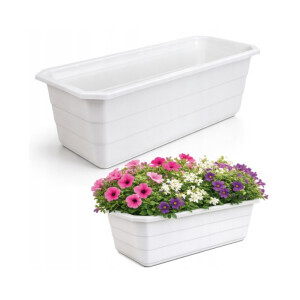 Truhlík Balcony 40cm White (5/bal)