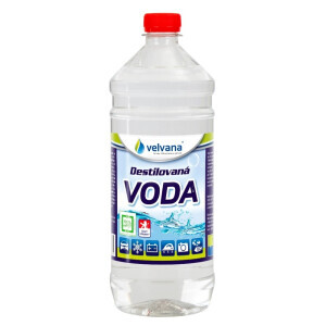 Velvana Destilovaná voda 1l (8/bal)