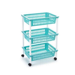 P.Forte Regál pojízdný Turqoise