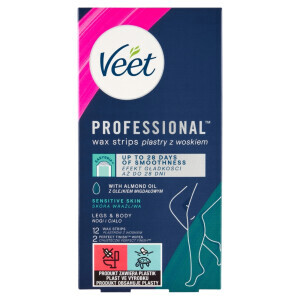 Veet Vosk.pásky 12ks pro citlivou pokožku (12/krt)