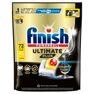 Finish Tablety  Ultimate Plus All in 1 Lemon Sparkle 72ks(5/krt)