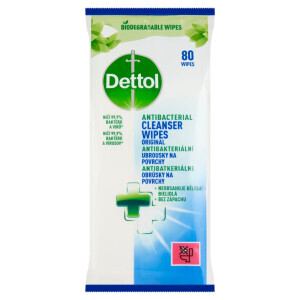 Dettol Vlh.ubrousky 80ks Antibakteriální (5/krt)