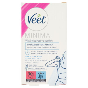 Veet Vosk.pásky 16ks Minima Hypoalergenní Bikiny a Podpaží (12/krt)