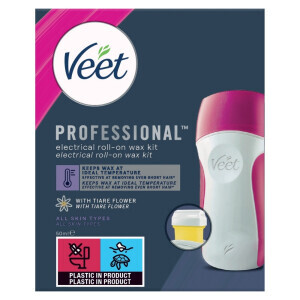 Veet 50ml EasyWax Elektrický depilační set Natural (4/krt)
