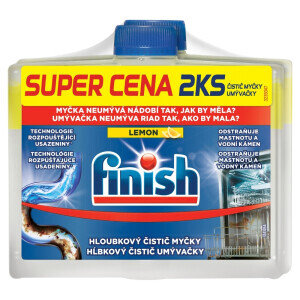 Finish 250ml Čistič myčky DUO Lemon (6/krt)