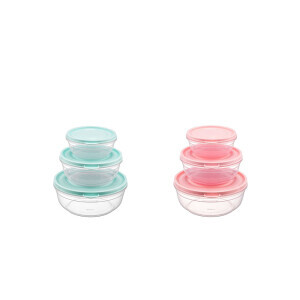 Dunya Dóza plast L&F kulatá Vacuum set 3ks 400/800/1350ml (30/krt)