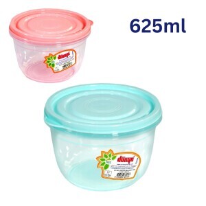 Dunya Dóza plast L&F kulatá Color 625ml (36/krt)