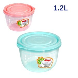 Dunya Dóza plast L&F kulatá Color 1,2l (45/krt)