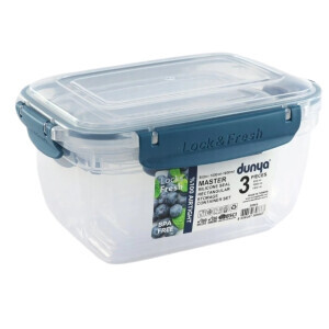 Dunya Dóza plast L&F obdél. Set 3ks 400ml/800ml/1,4l (12/krt)