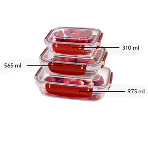 Dunya Dóza plast L&F obdél. set 3ks 310/565/975ml(12/krt)
