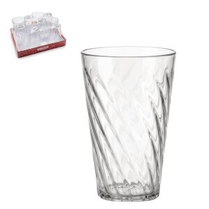 P.Forte Kelímek Serie Sway 320ml Transparent (12/bal)