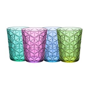 P.Forte Kelímek Hexa 360ml Transparent Vintatge (12/bal)