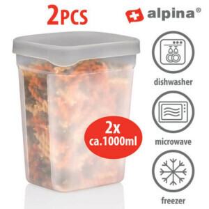 Dóza na potraviny 2ks 1000ml(12/krt)
