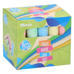 Eddy Toys Summer Křídy 15ks 10,5x2,5x2,2cm  (20/krt)