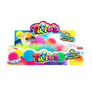 PUFFERZ Míček UV změna barvy 12cm 5ass(10/bal 20/krt)