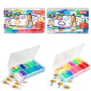 FUN Loom bands set 750ks+doplňky 2ass(24/krt)