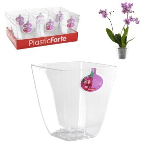 P.Forte Květináč plast PS hran. 13,5cm (12/bal)