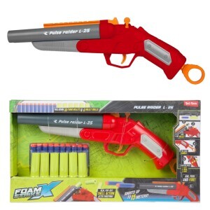 FOAM STRIKEX Pistole L25+10 šípů+6 nábojů(6/krt)