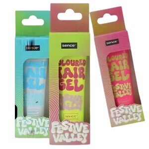 Sence 30ml Gel na vlasy umyvatelné Festive Valley 3ass N(48/krt)