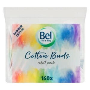 Bel Vatové tyčinky Rainbow 160ks (42/krt)